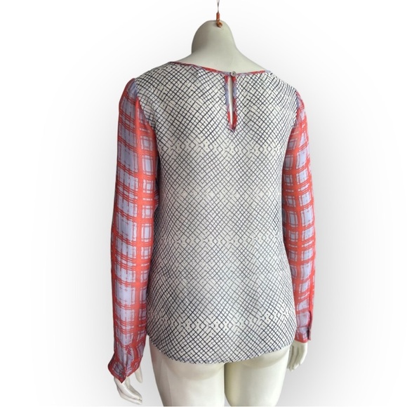 100% Silk Ella Moss Blouse for Anthropologie - Picture 2 of 12